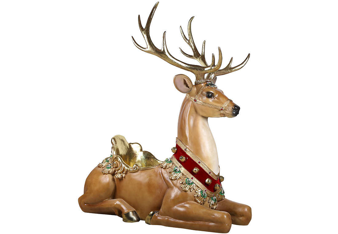 Декоративна фігура-кашпо Олень 110*53*116см