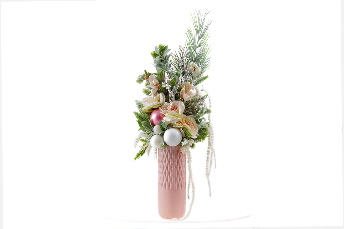 Новорічна композиція у вазі