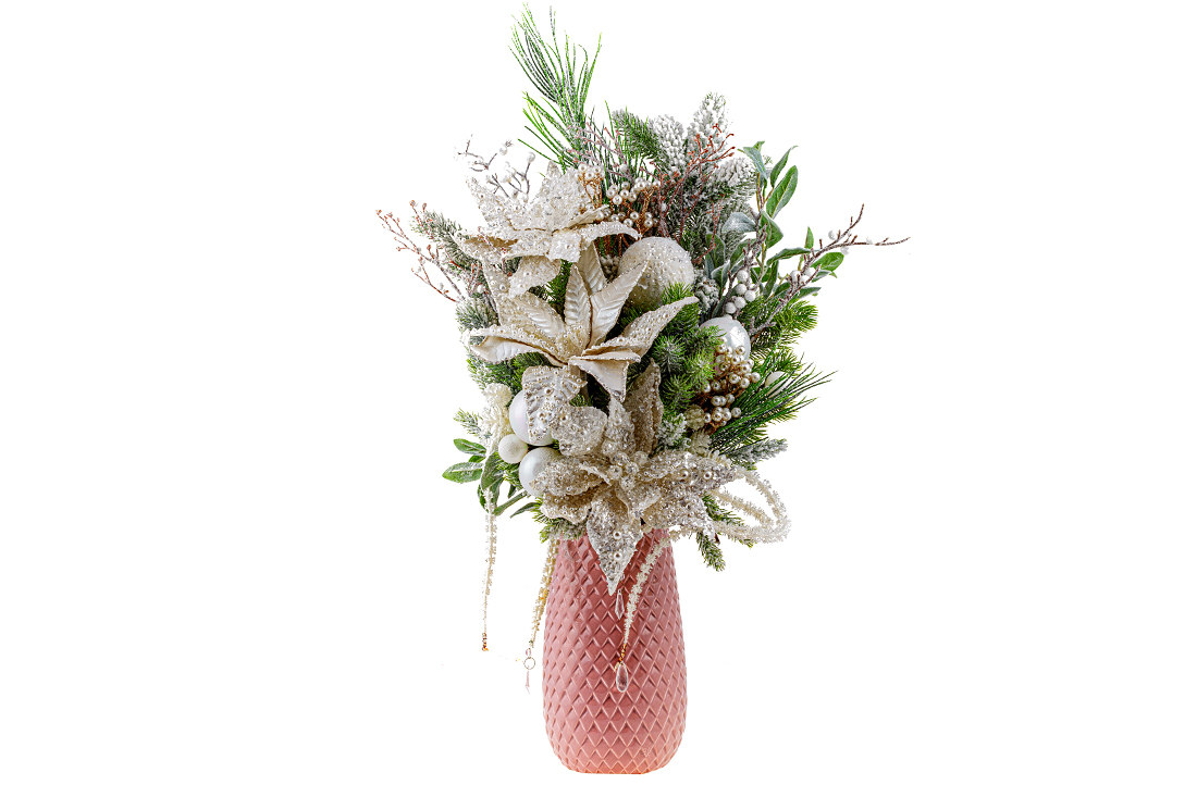 Новорічна композиція у вазі