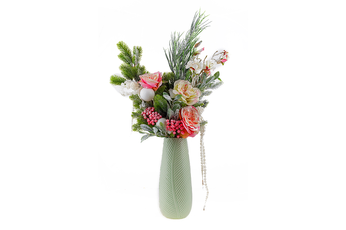 Новорічна композиція у вазі