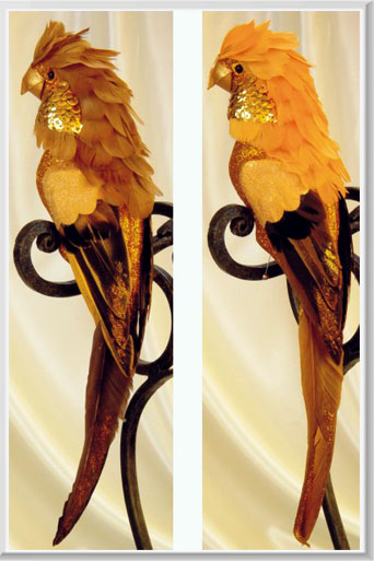 Декоративний птах Папуга 35см, 2 дизайни