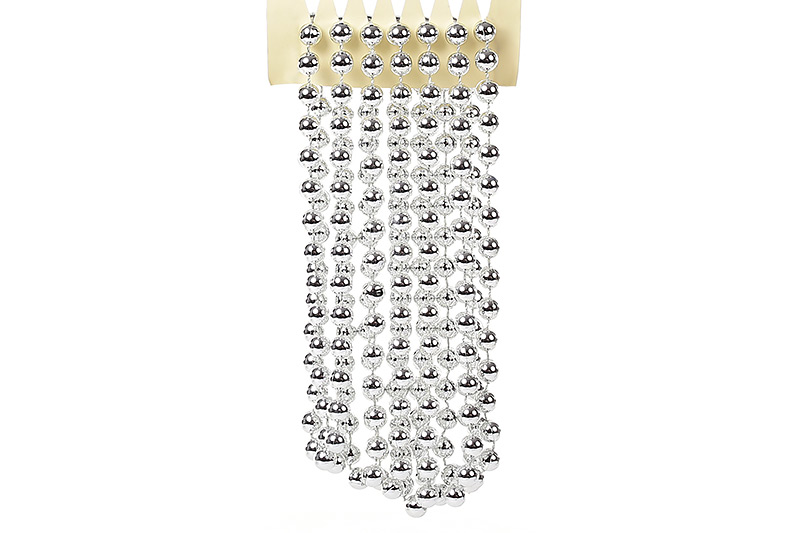 Буси пластикові, колір - срібло, 10мм*2.7м