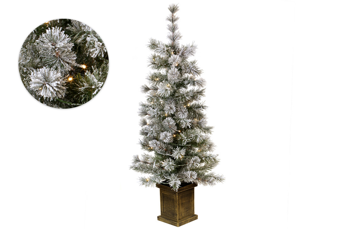 Ялинка штучна "Белла", 120см, 90 гілок, 50 LED, світло - тепле біле