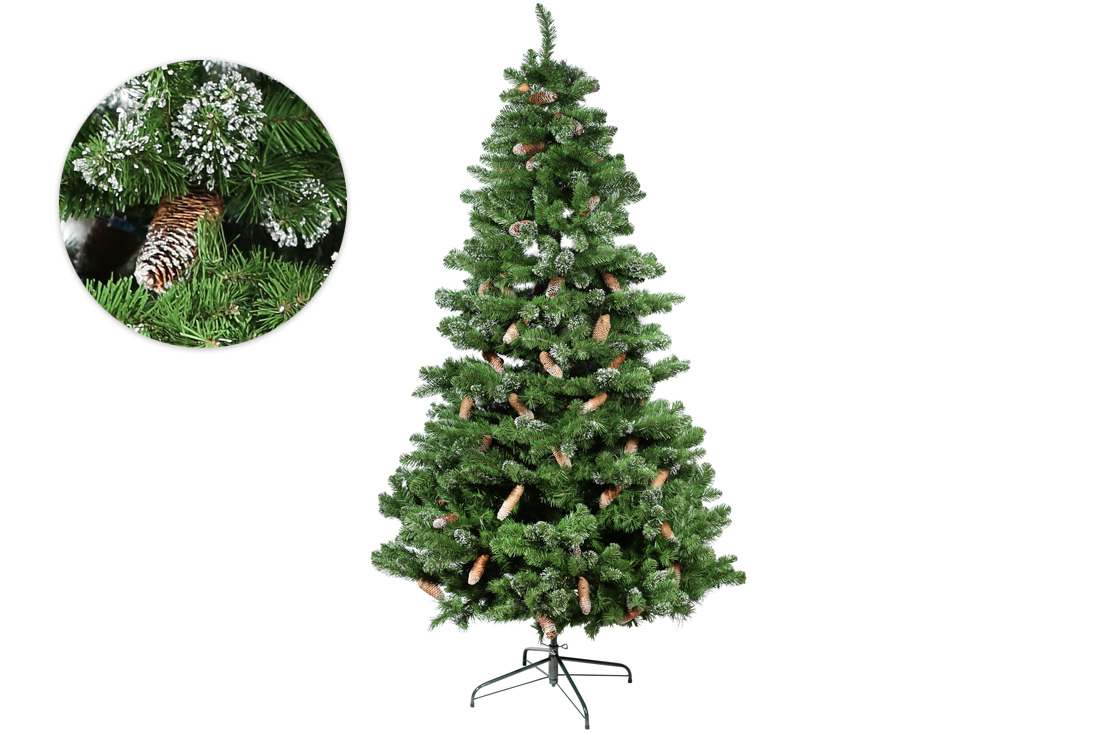 Ялинка штучна "Маркіза", на металевій підставці, 213 см, 1160 гілок