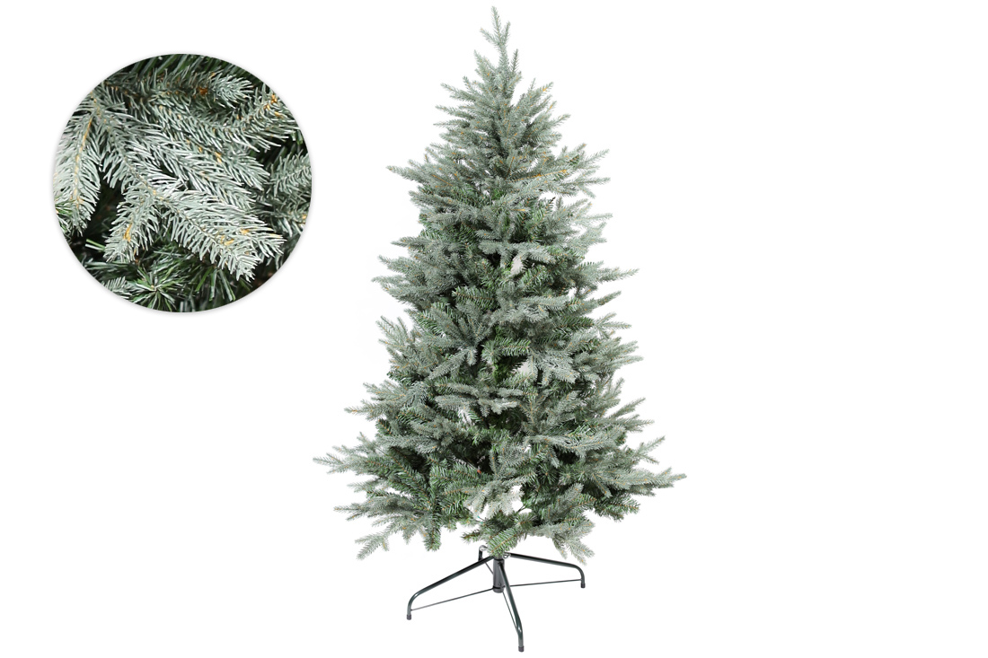 Ялинка штучна "Прелесниця", на металевій підставці, 150 см, 1323 гілок