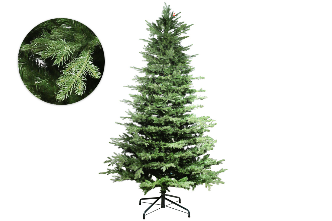 Ялинка штучна "Пані", на металевій підставці, 274 см, 3975 гілок