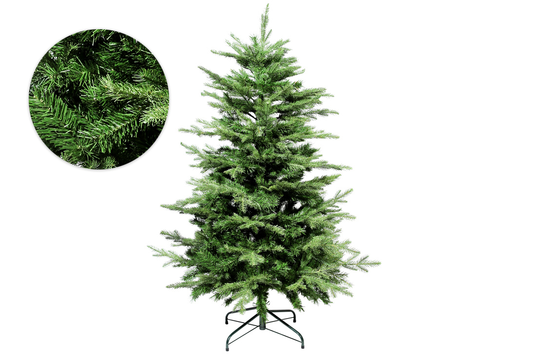 Ялинка штучна "Пані", на металевій підставці, 152 см, 1387 гілок