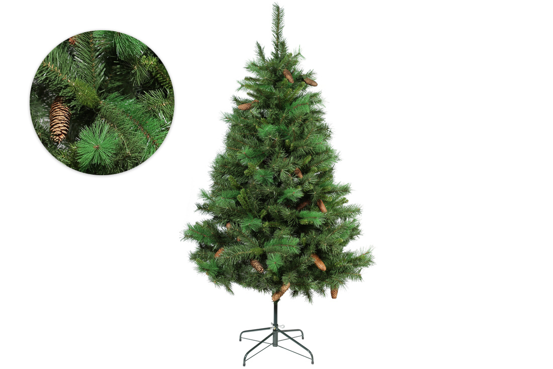 Ялинка штучна "Барокко", на металевій підставці, 180 см, 567 гілок