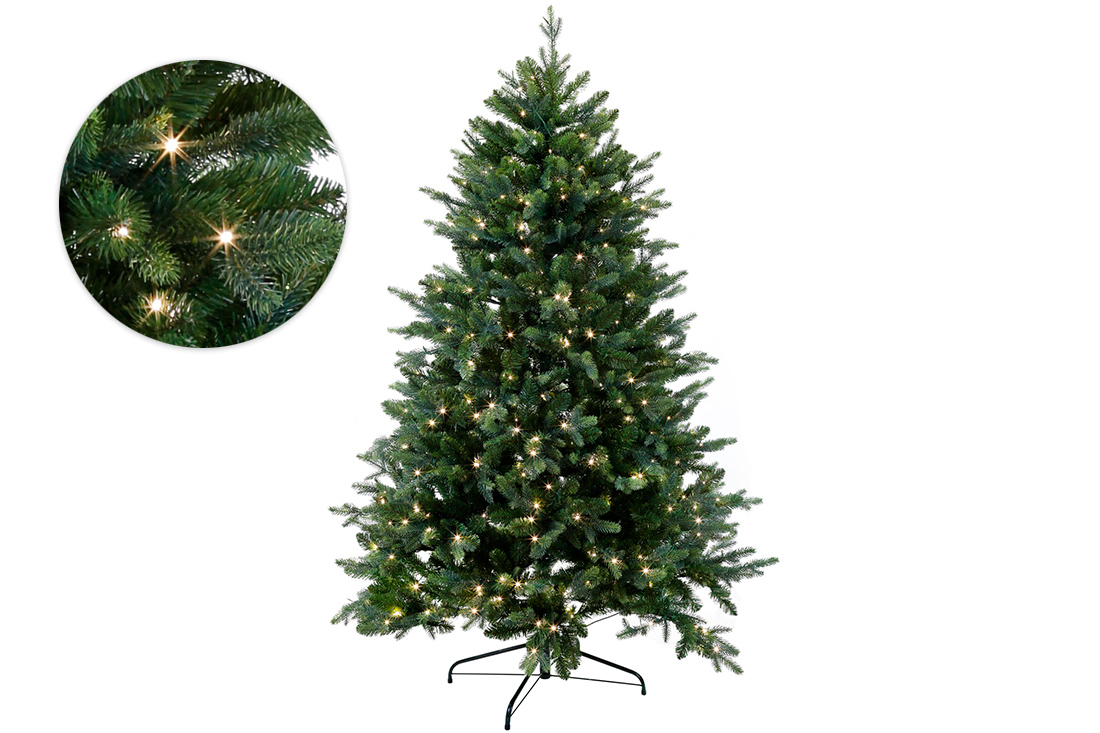 Ялинка штучна "Гармонія", 180см, 1917 гілок 500 LED, світло - тепле біле