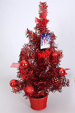 Декоративна ялинка в горщику, 45.5см, 2 дизайни