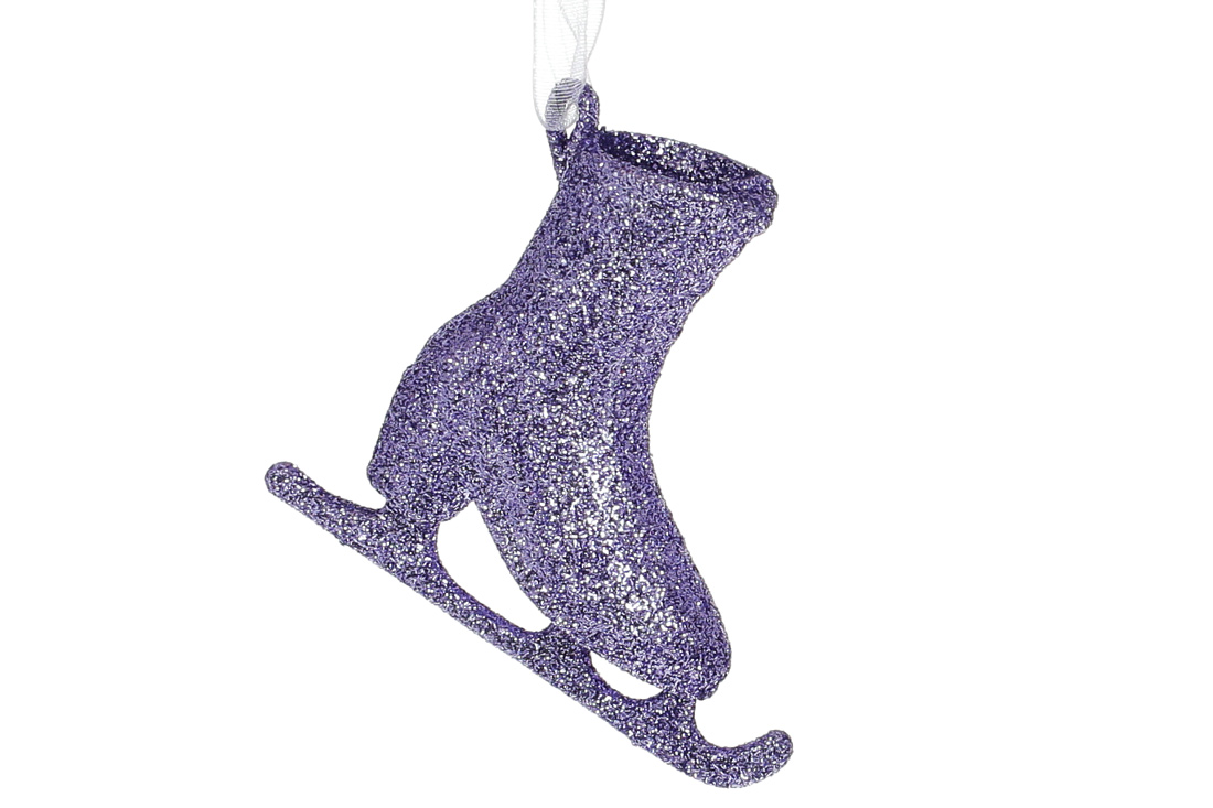 Ялинкова прикраса Фігурний коник 8см, колір - лаванда