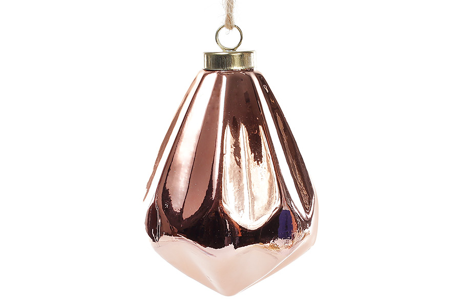 Ялинкова прикраса 10.8см, колір - мідь