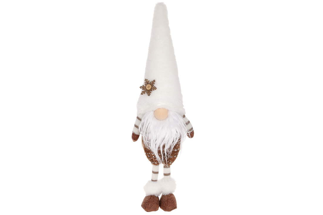 М'яка іграшка Гном 48см, колір - коричневий