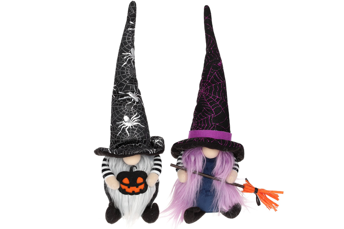 М'яка іграшка Гном, 41см, колір - чорний, 2 дизайни