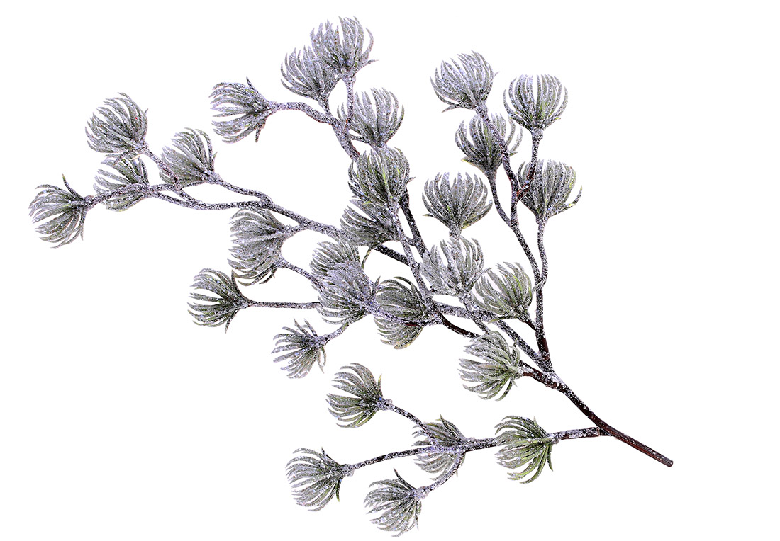 Кедрова гілка 49 см у гліттері