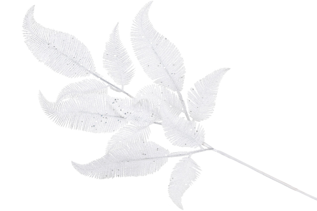 Декоративна гілка 73см, колір - білий