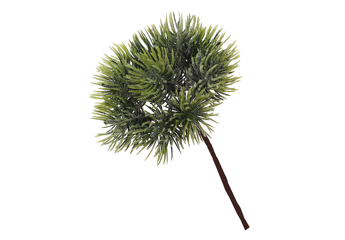 Декоративний пучок Кедра в гліттері, 12см