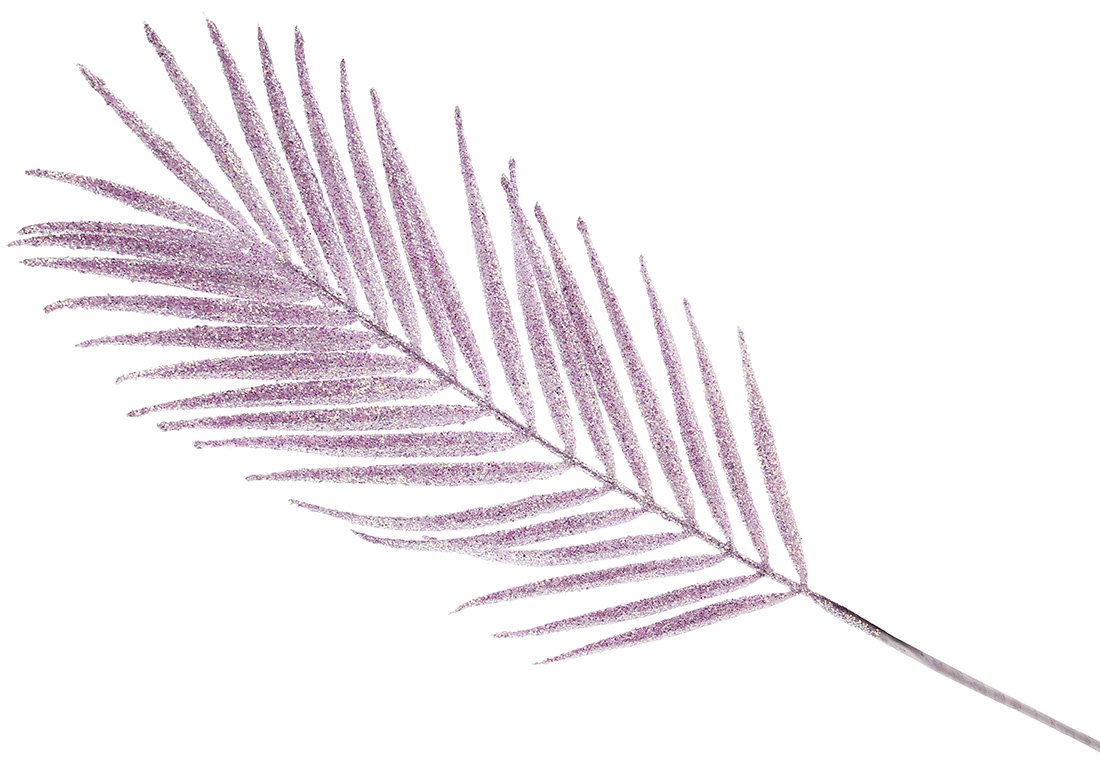Гілка пальми 77см, колір ліловий