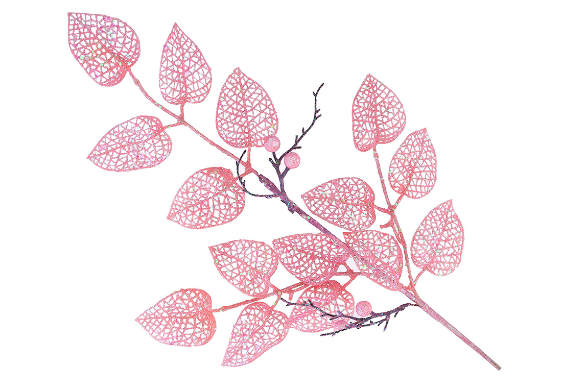 Декоративна гілка 75см, колір - яскравий фіолет