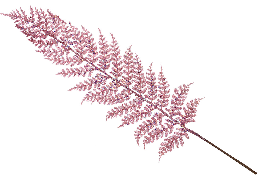 Декоративна гілка Перо 66см, колір - фіолетовий