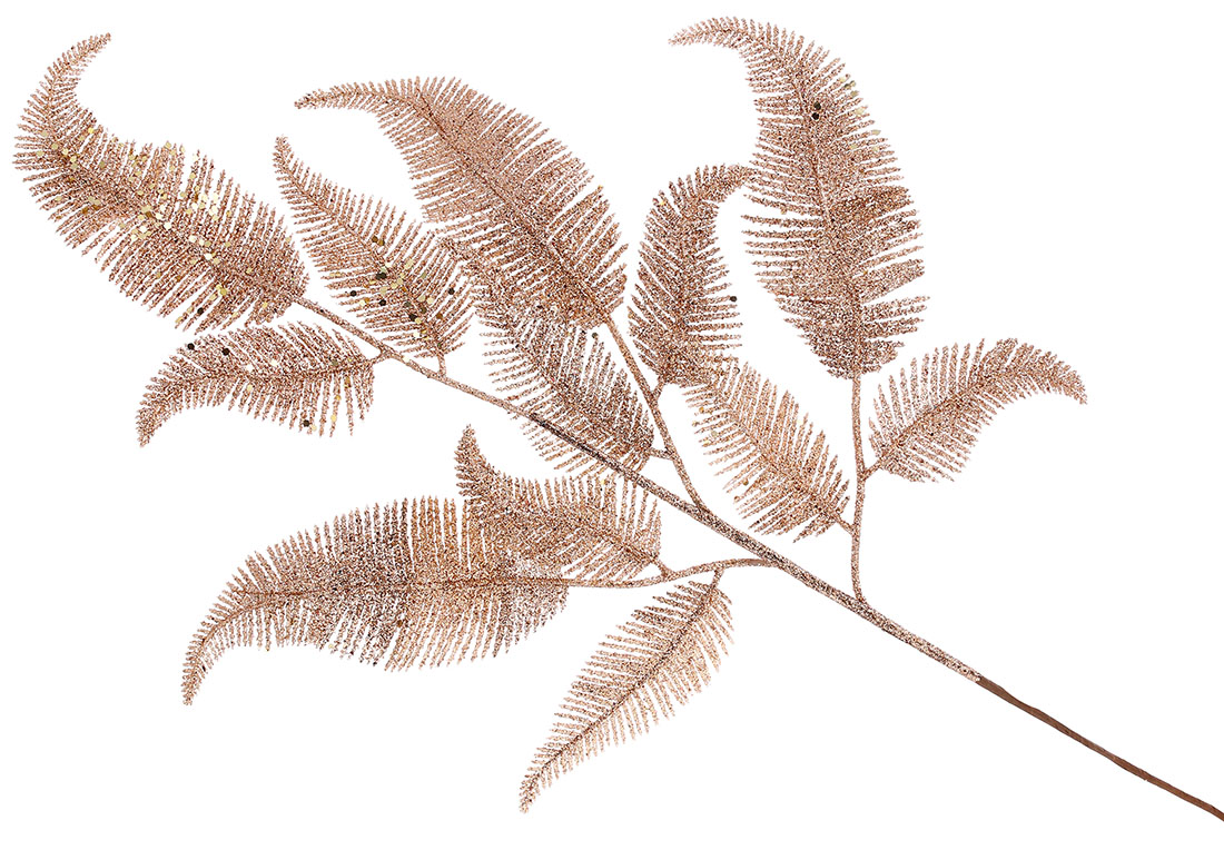 Декоративна гілка 75см, колір - коричневий мокко