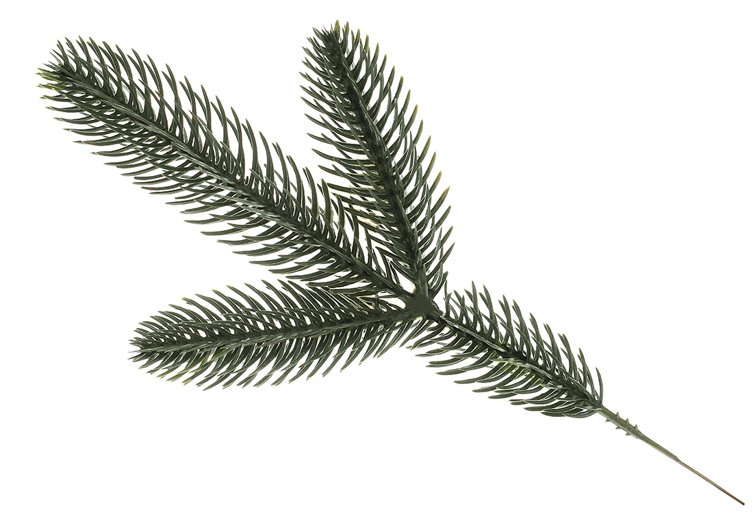 Гілка лита зелена (3 гілки,) 27см