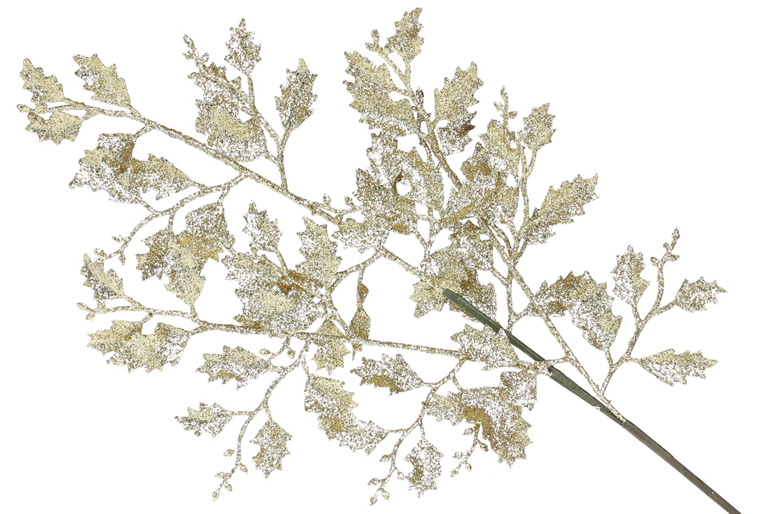 Декоративна гілка 83см, колір - золото
