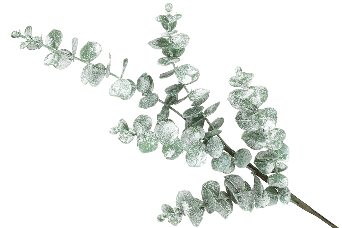 Декоративна гілка Евкаліпт 73см, колір - світло-зелений