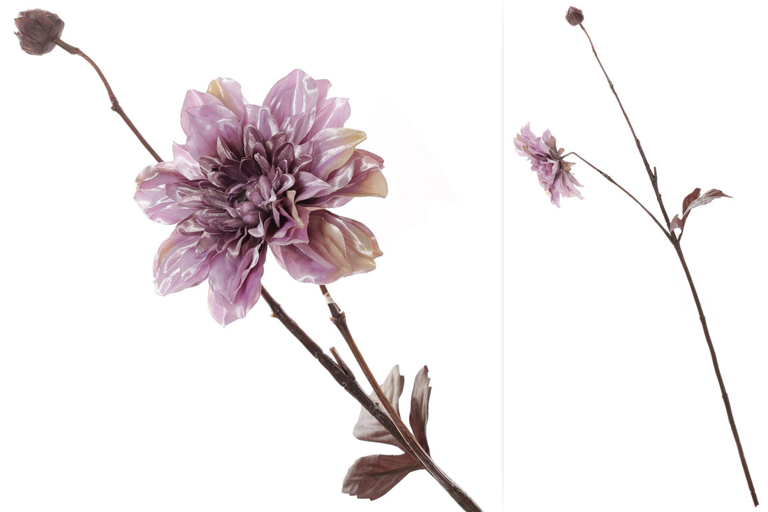 Жоржина з бутоном 81см, колір - попелясто-фіолетовий