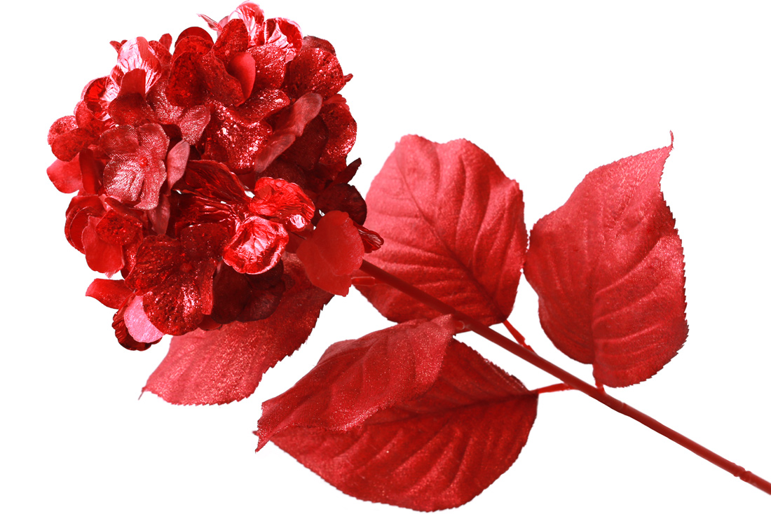 Декоративна гілка Гортензія, 71см