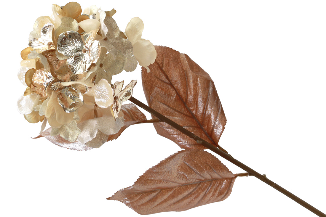 Декоративна гілка Гортензія, 71см