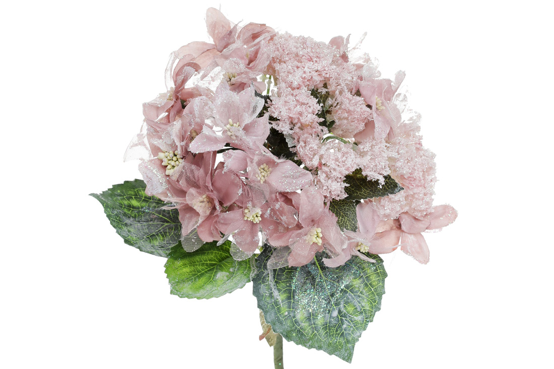 Декоративний букет нарцисів, 50см, колір - попіл троянди