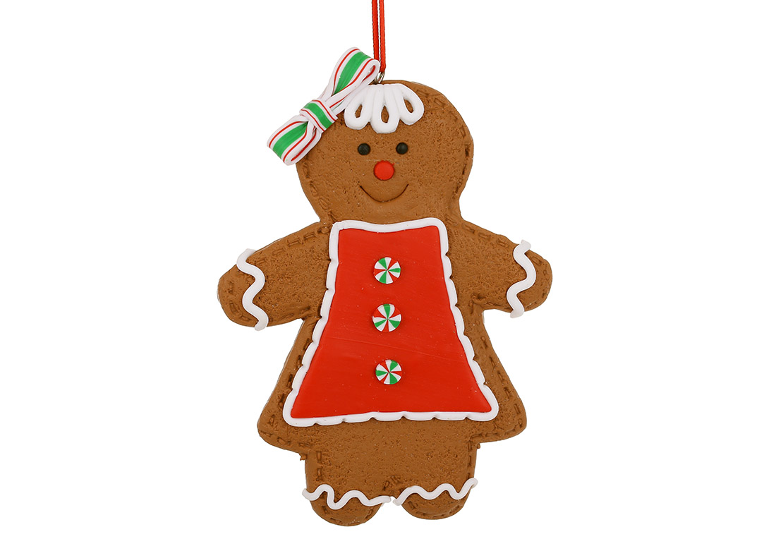 Декоративна підвіска Пряниковий Чоловічок 9*1*13см, 2 дизайни