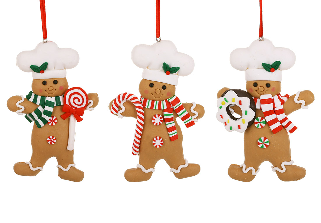 Декоративна підвіска Пряниковий кухар 13*9*1.5 см, 3 дизайни