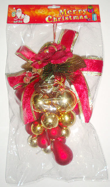 Новорічне прикраса Гроно, 25см