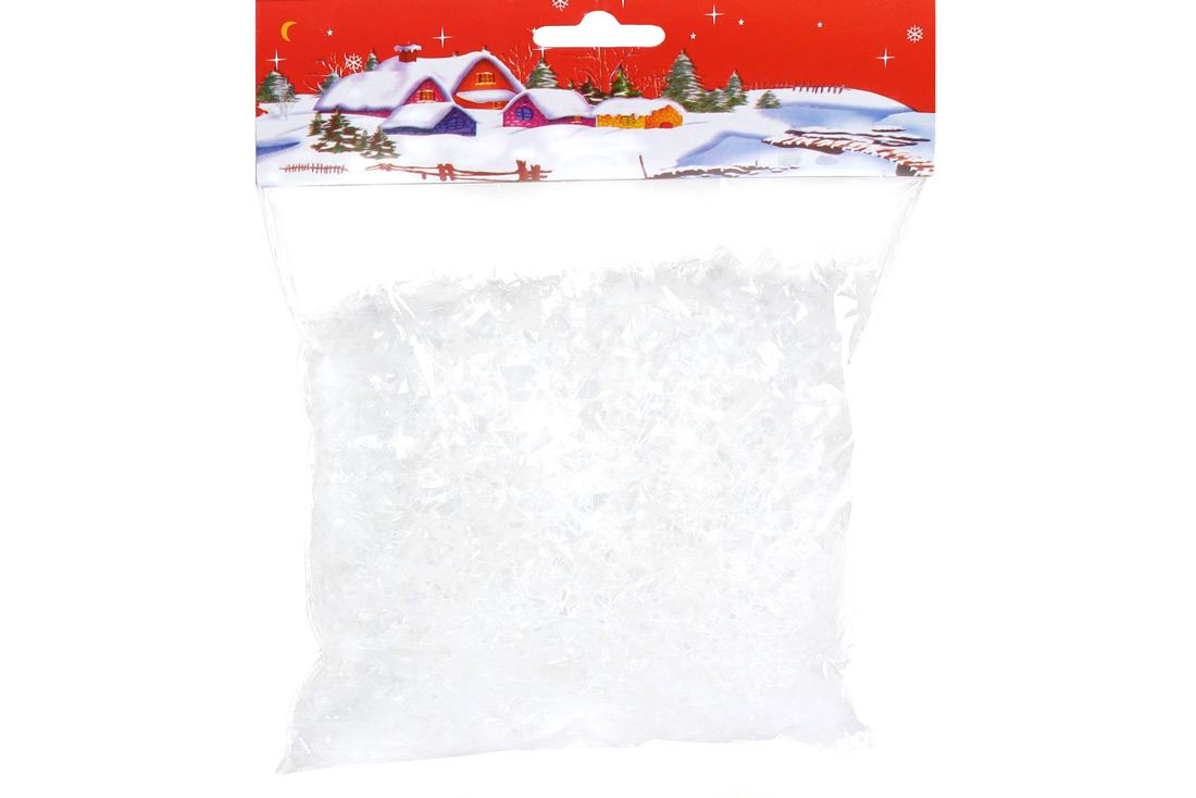 Штучний сніг для декору в пакеті 100г