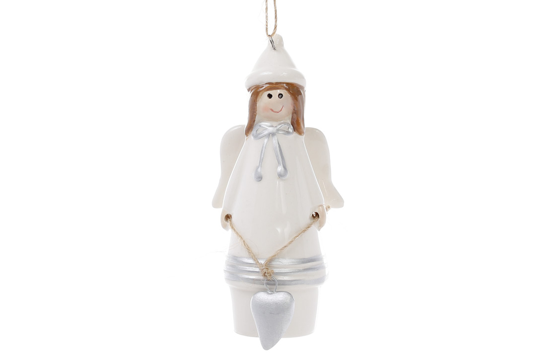 Декоративна статуетка-підвіска Янгол 9.4см