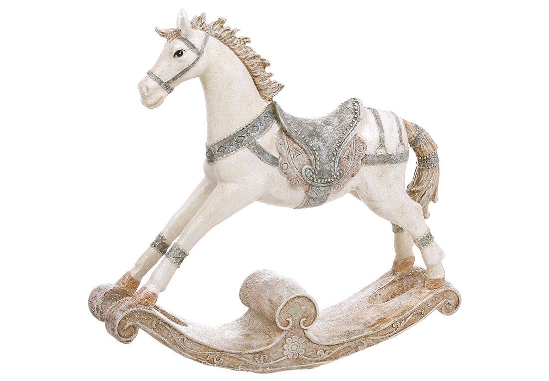 Декоративна фігура Конячка - гойдалка 26*5.5*22см