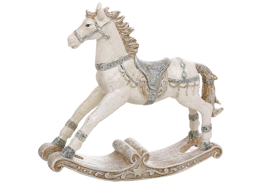 Декоративна фігура Конячка - гойдалка 16.5*4*14.5см