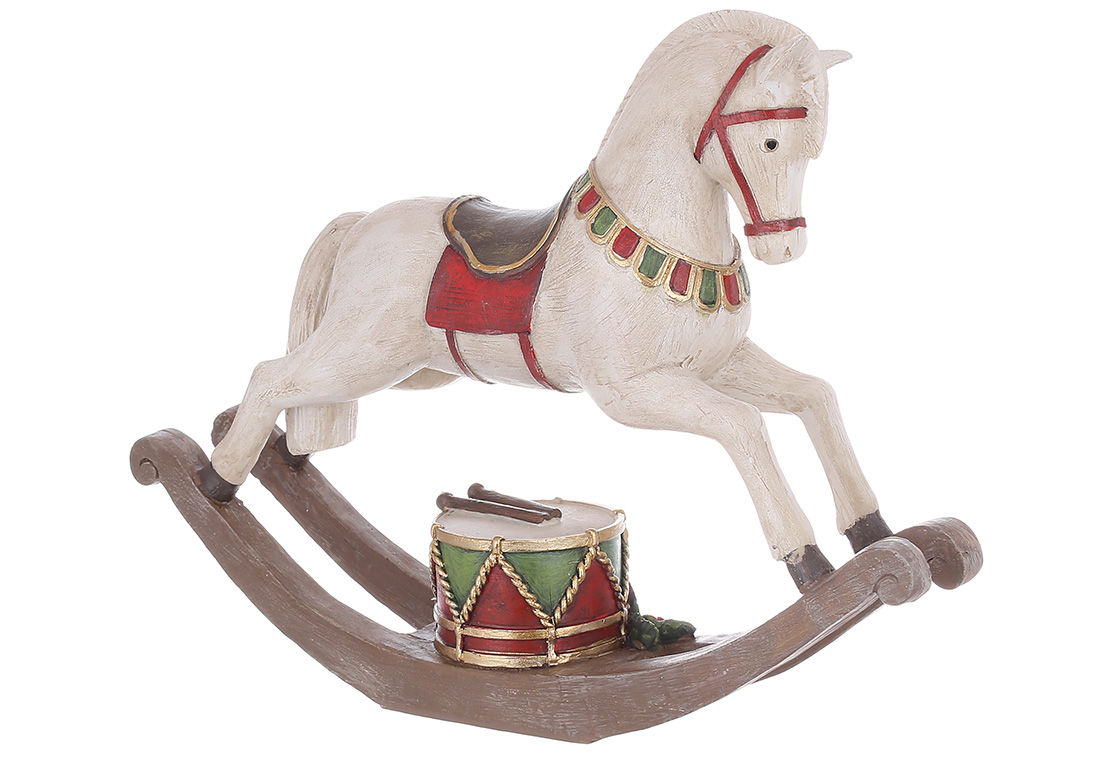 Декоративна статуетка Конячка-гойдалка 25см