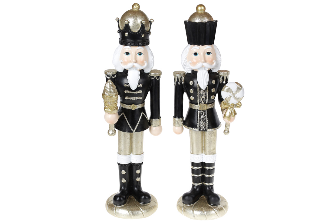 Декоративна статуетка Страж, 35.5см, 2 дизайни, колір - чорний