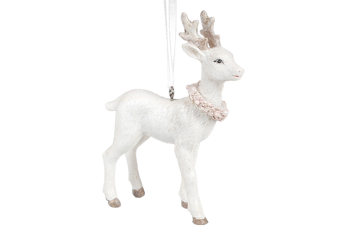 Декоративна підвісна фігурка Олень 10.5см