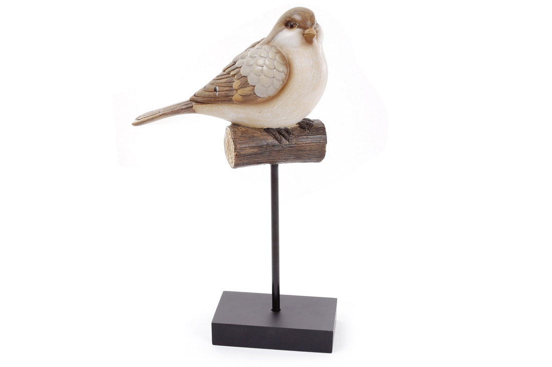 Декоративна статуетка Птах на жердинці, 34см