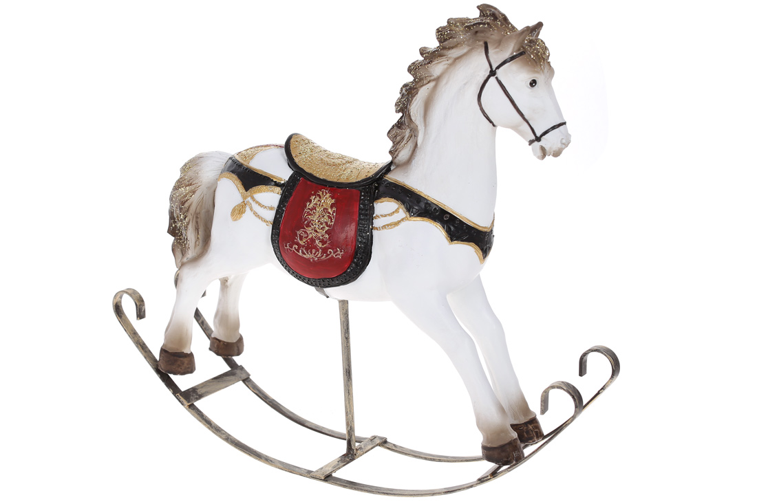 Декоративна статуетка Конячка-гойдалка 29см