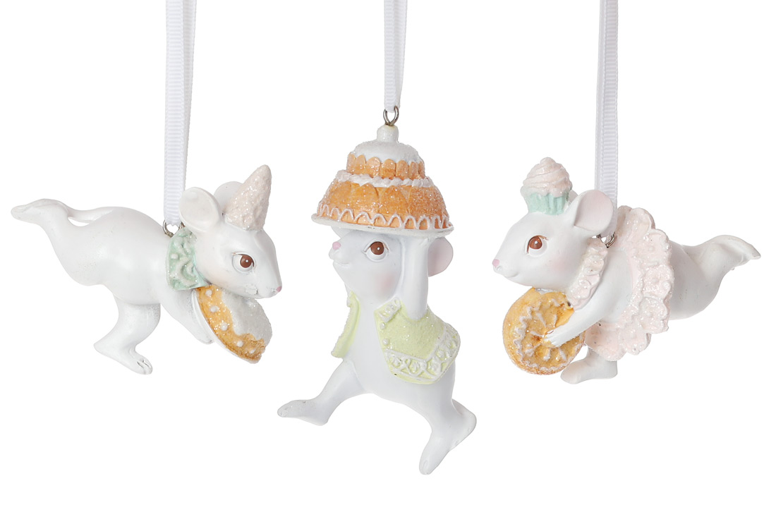 Декоративна підвісна фігурка Зефірно-пряникові чоловічки, 7см та 9.5см, 3 дизайни