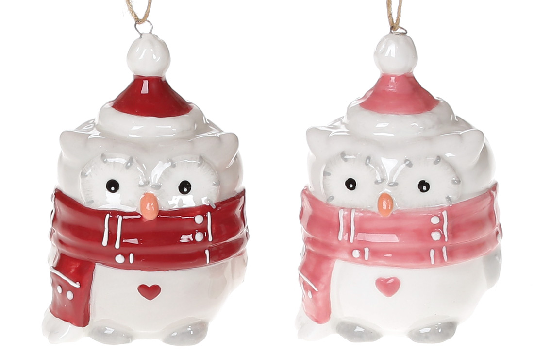 Підвісна фігурка Мудра сова, 7.6см, 2 дизайни