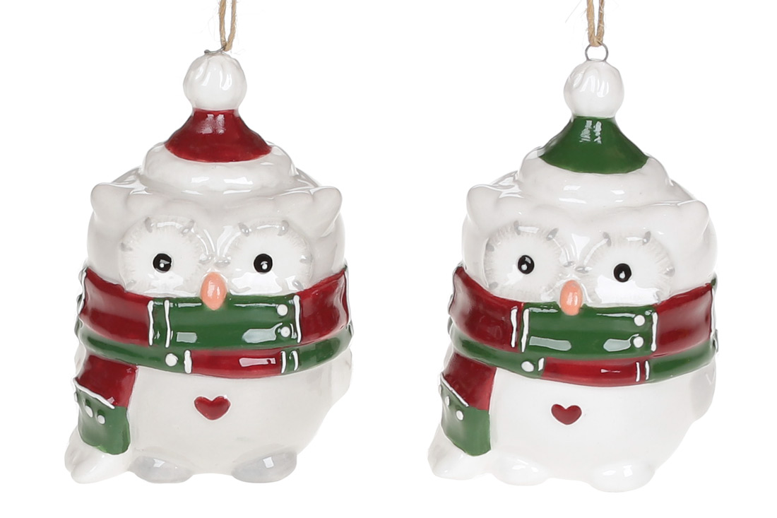 Підвісна фігурка Мудра сова, 7.6см, 2 дизайни