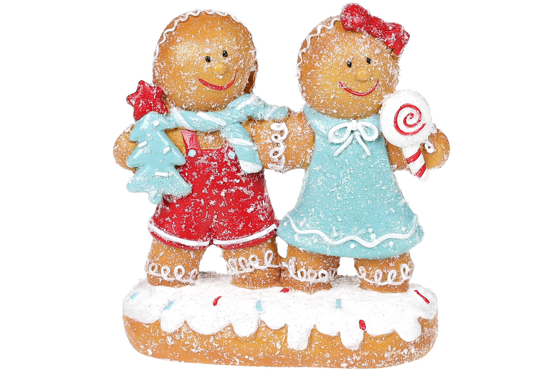 Декоративна фігурка Пряникова парочка, 12.5см
