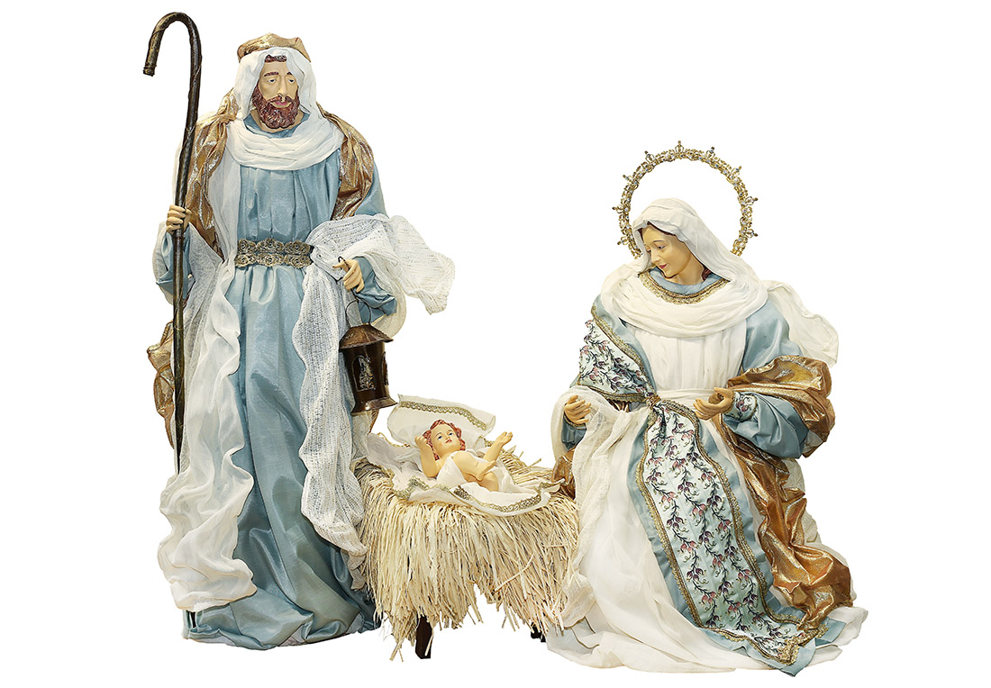 Різдвяний Вертеп (набір з 3-х фігур), 110см