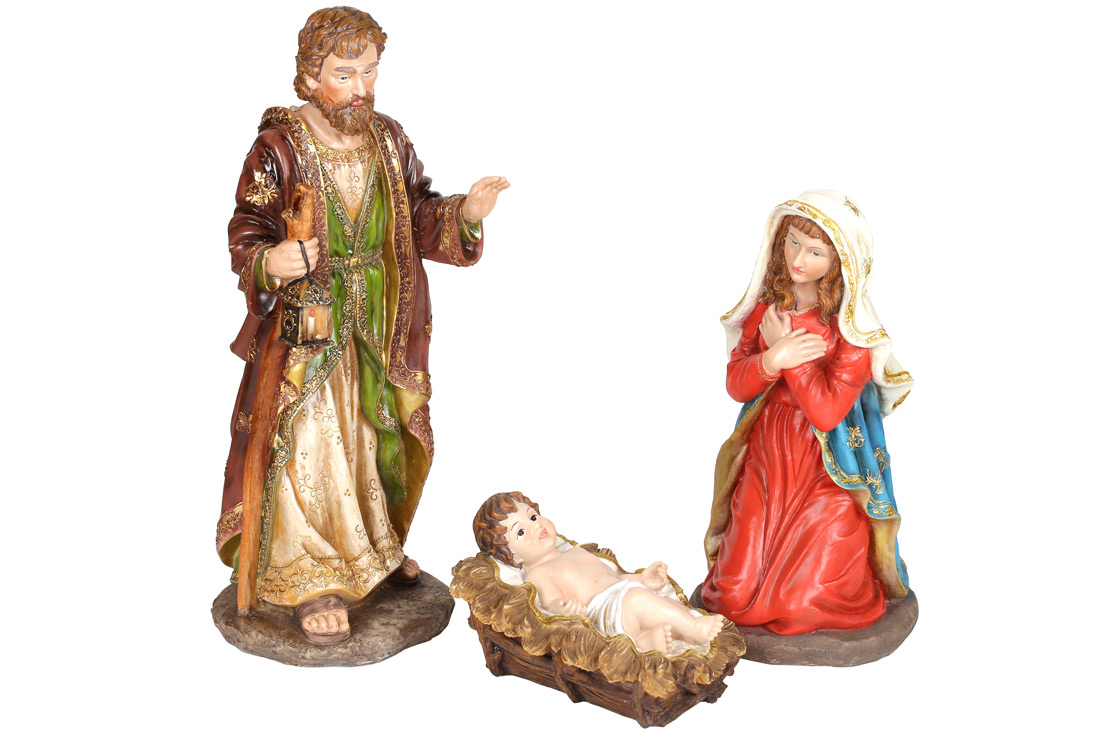 Вертеп (набір з 3х фігур), 64см